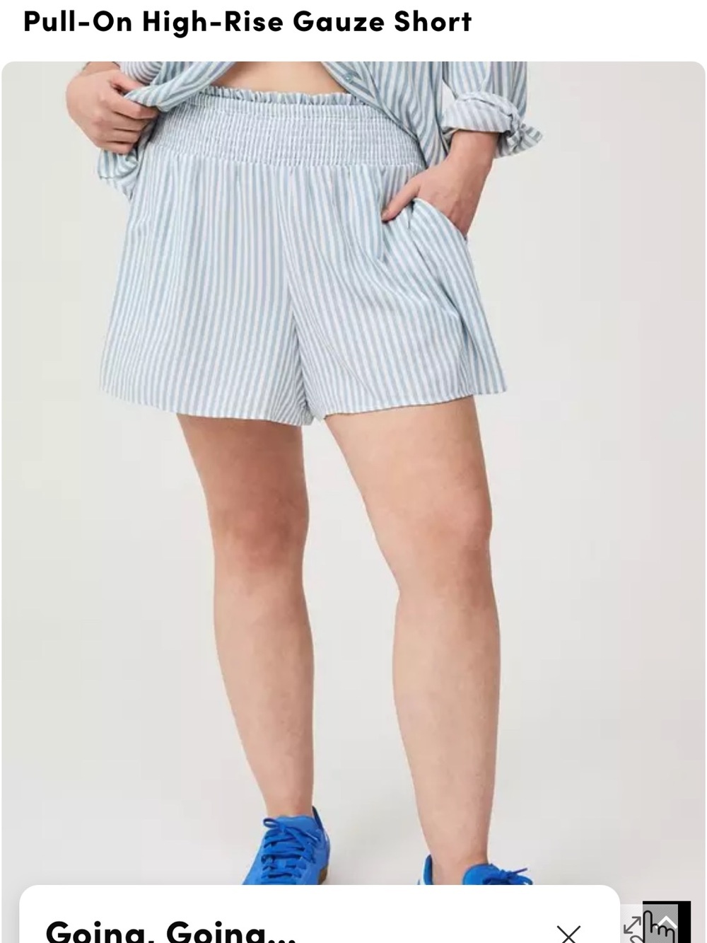 Torrid Pull-On High-Rise Gauze Short